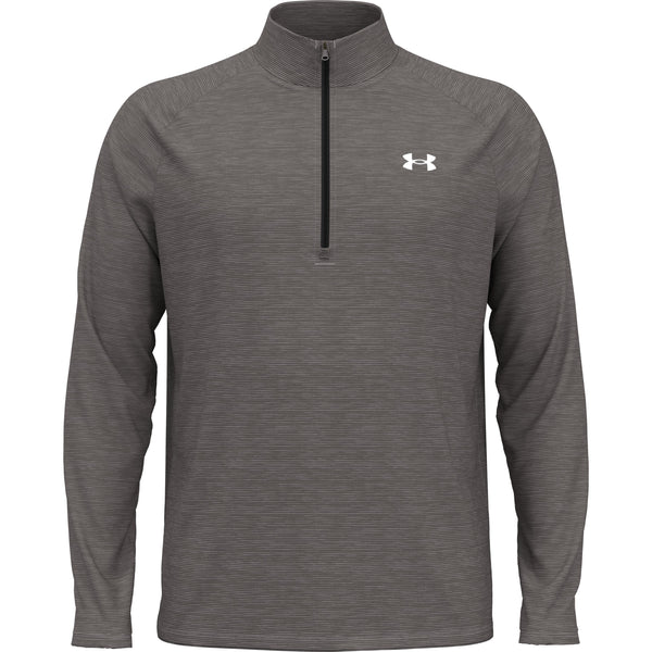 UA TECH TEXTURED 1/2 ZIP