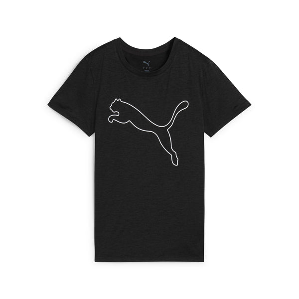 W TAD ESSENTIAL HEATHER LOGO TEE