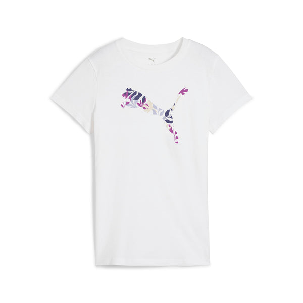 GRAPHICS FLORAL CAT LOGO TEE