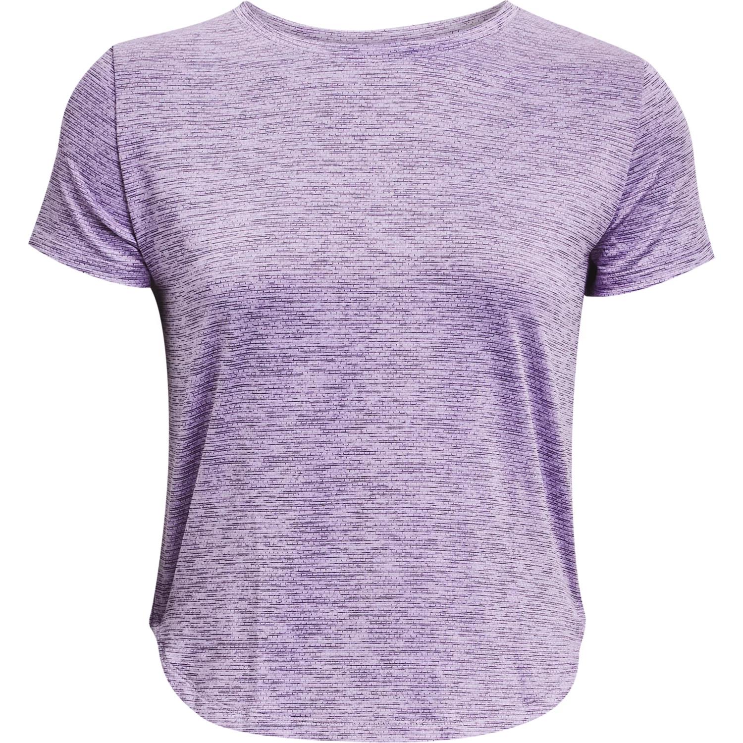 UA TECH VENT SS Women Clothing Sports Training PURPLE XL|Under Armour ...