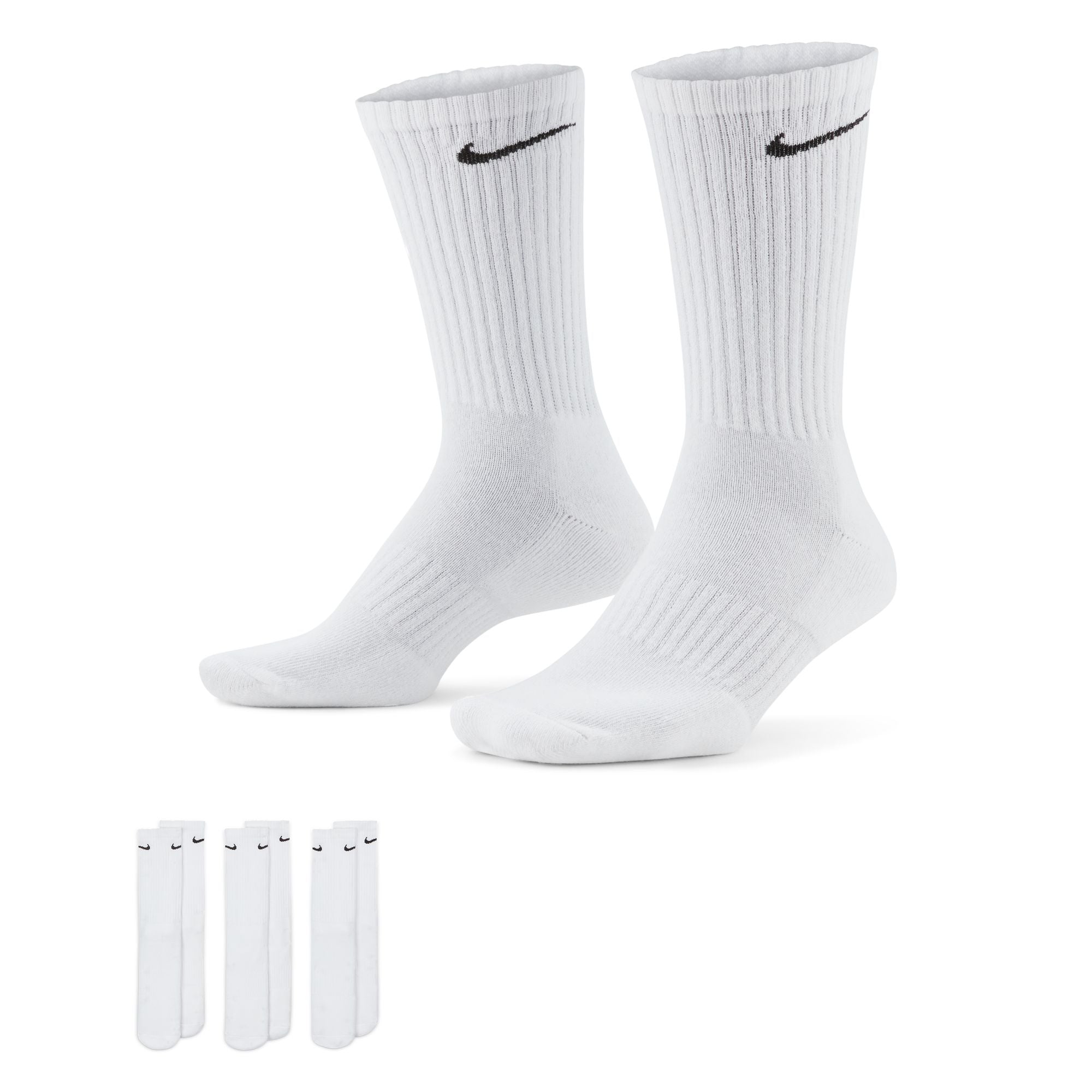 Mens nike black crew socks hotsell